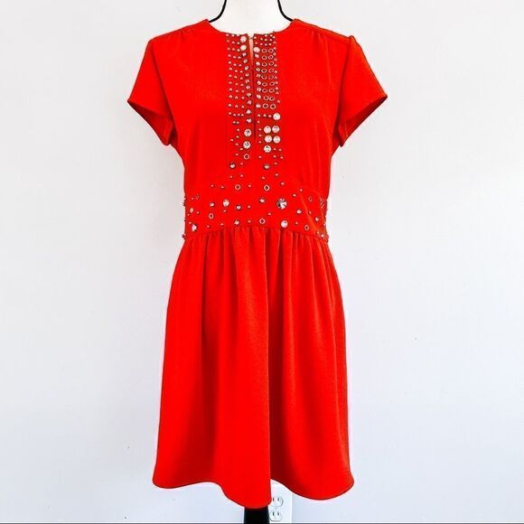 Sonia Rykiel Dress Beaded Rhinestone - Picture 9 of 9